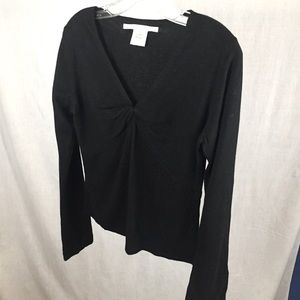 ☃️3 for $23 ☃️ Max Studio Silk/Cashmere V-neck LS Sweater